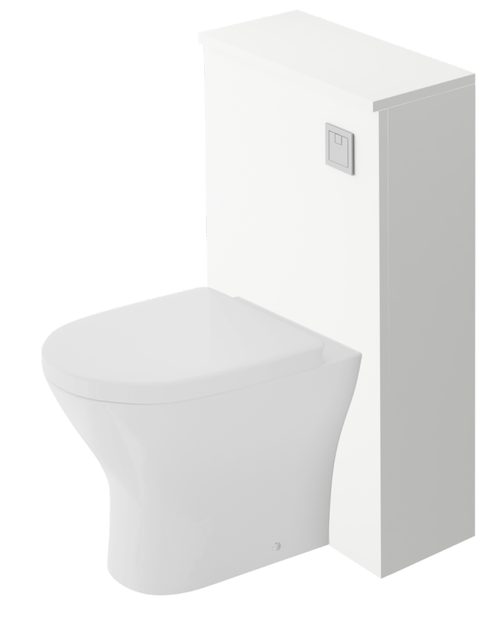 Zaneti Modular WC Unit 500mm Matt White