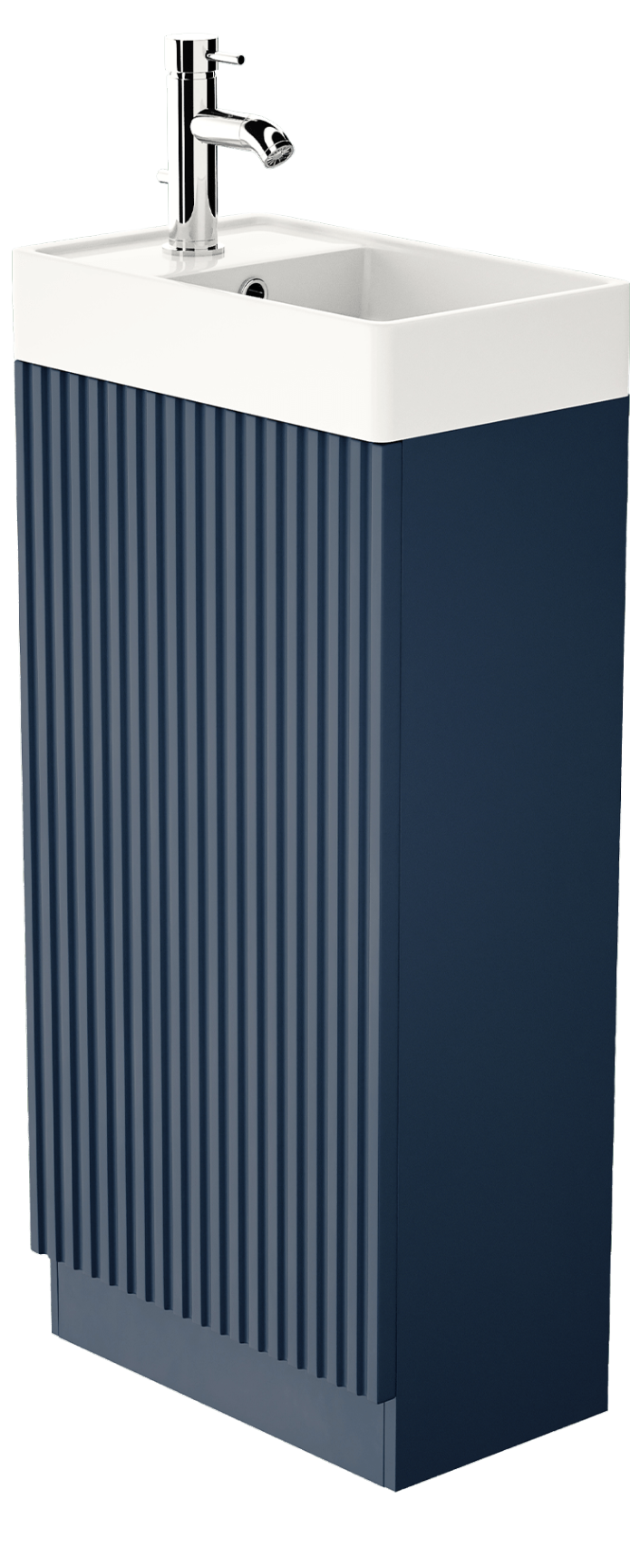 Zaneti Soho Floor Cloaks Unit 400mm Henley Blue