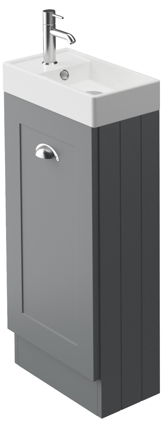 Zaneti Clarity Dove Cloaks Unit 400mm Grey