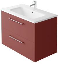 Zaneti Rea 1 Tap Hole Matt Black SS Basin 810 x 465mm