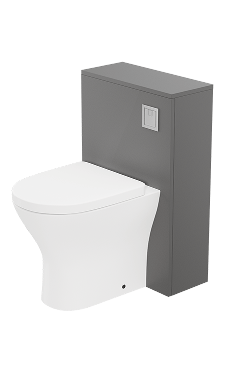 Zaneti Maddison WC Unit Matt Mid Grey