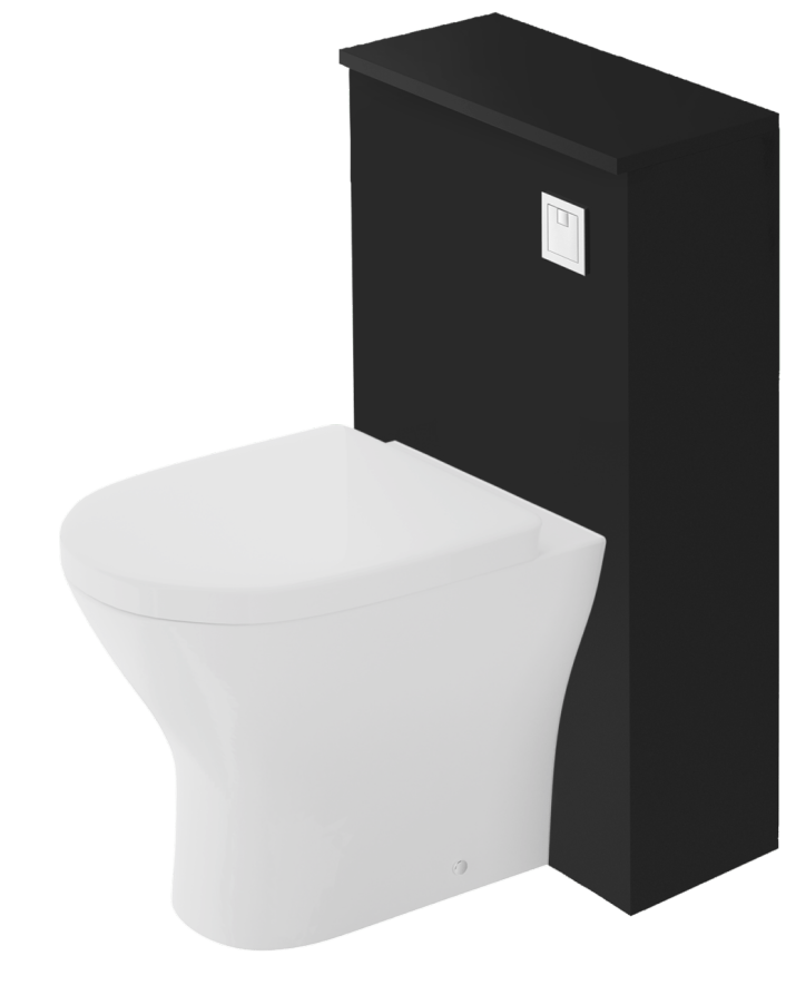 Zaneti Senza Pro WC Unit 500mm Matt Black