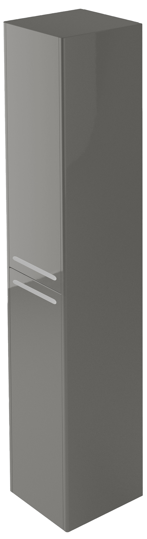 Zaneti Senza Pro Column Unit 1500mm Gloss Mid Grey