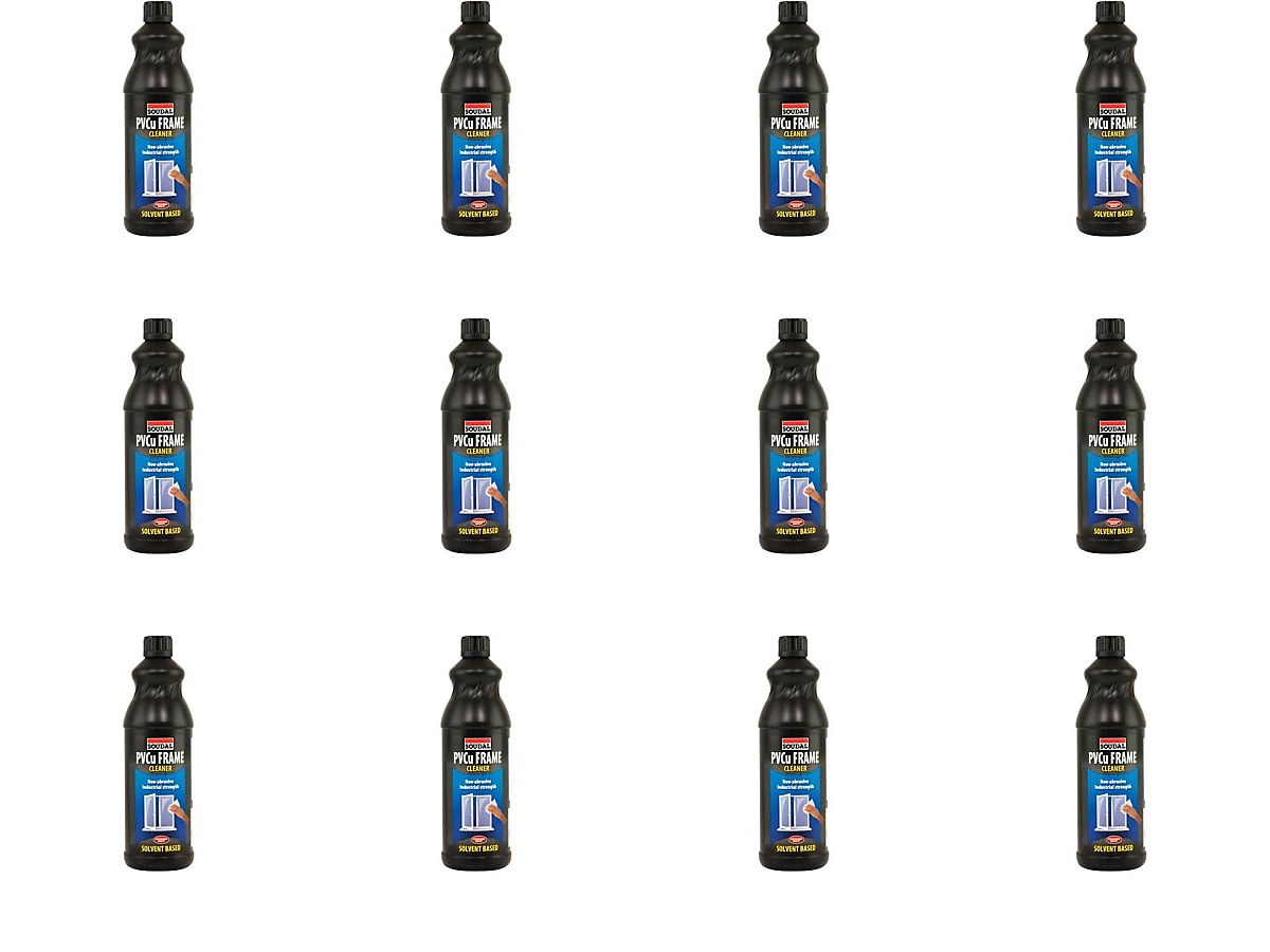 Soudal PVCu Solvent Cleaner Clear 1000ml (pack-of-12)