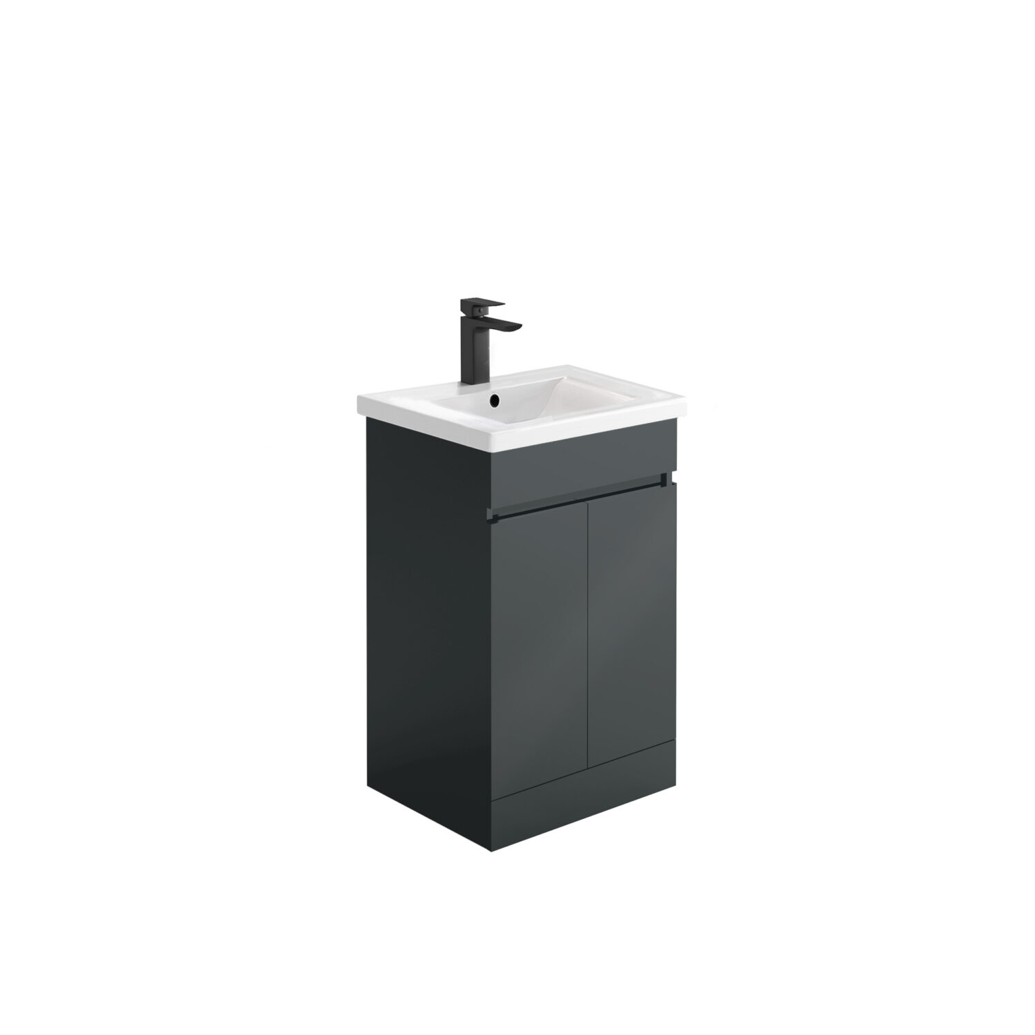 Empire 500 Vanity Unit And Basin - Matt Anthracite
