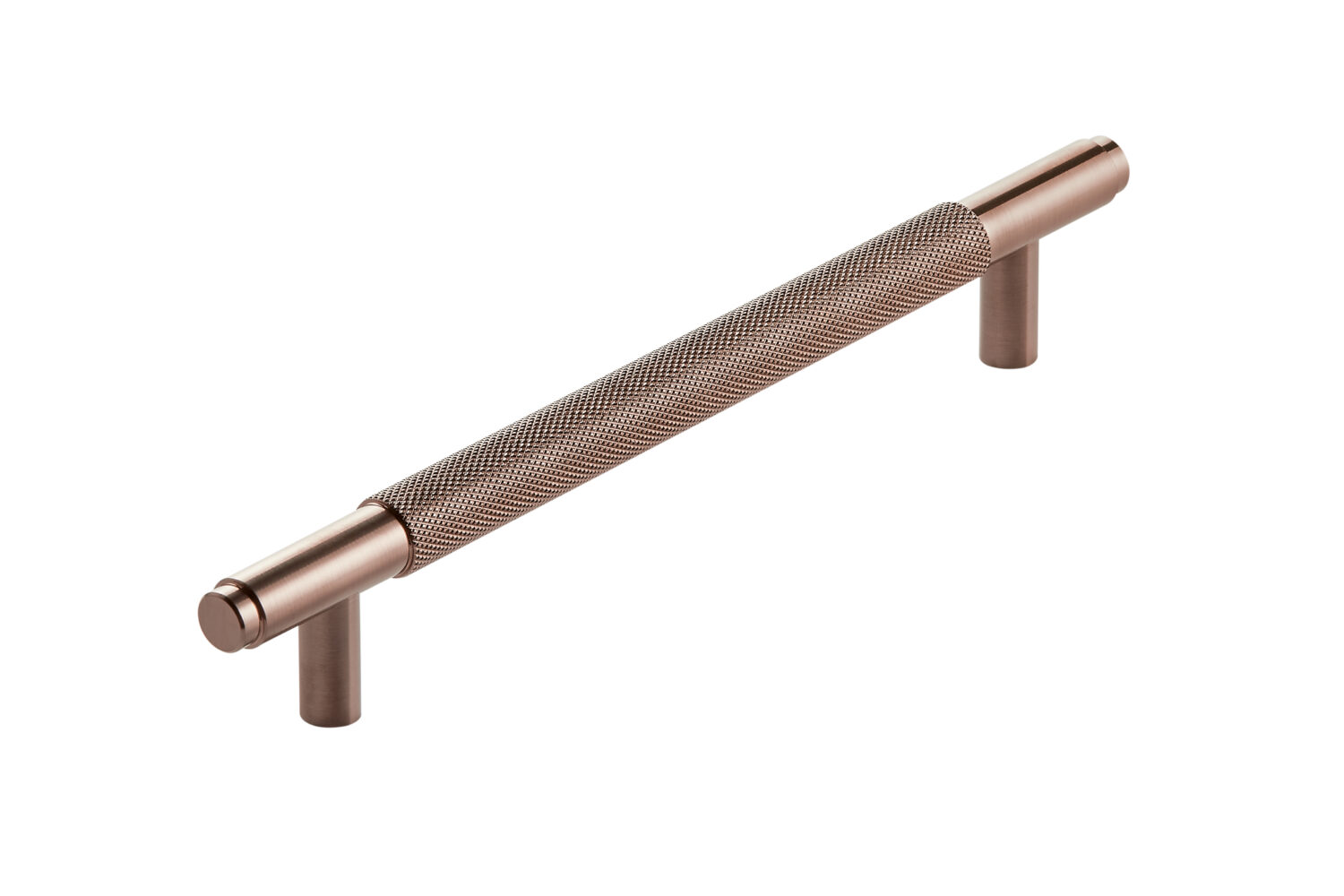 Knurled 250mm Handle Brushed Bronze