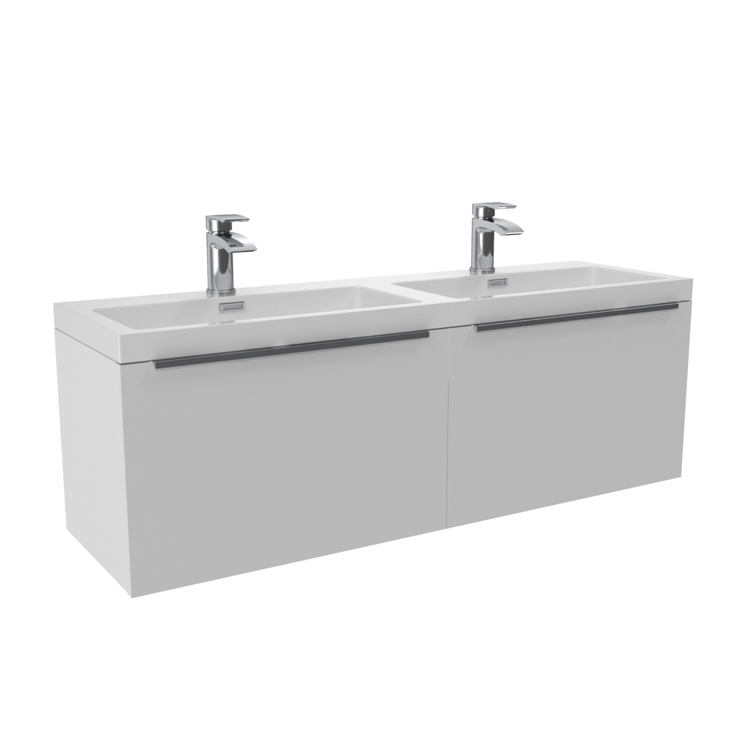 Muro 1200 Basin Cabinet - Gloss White
