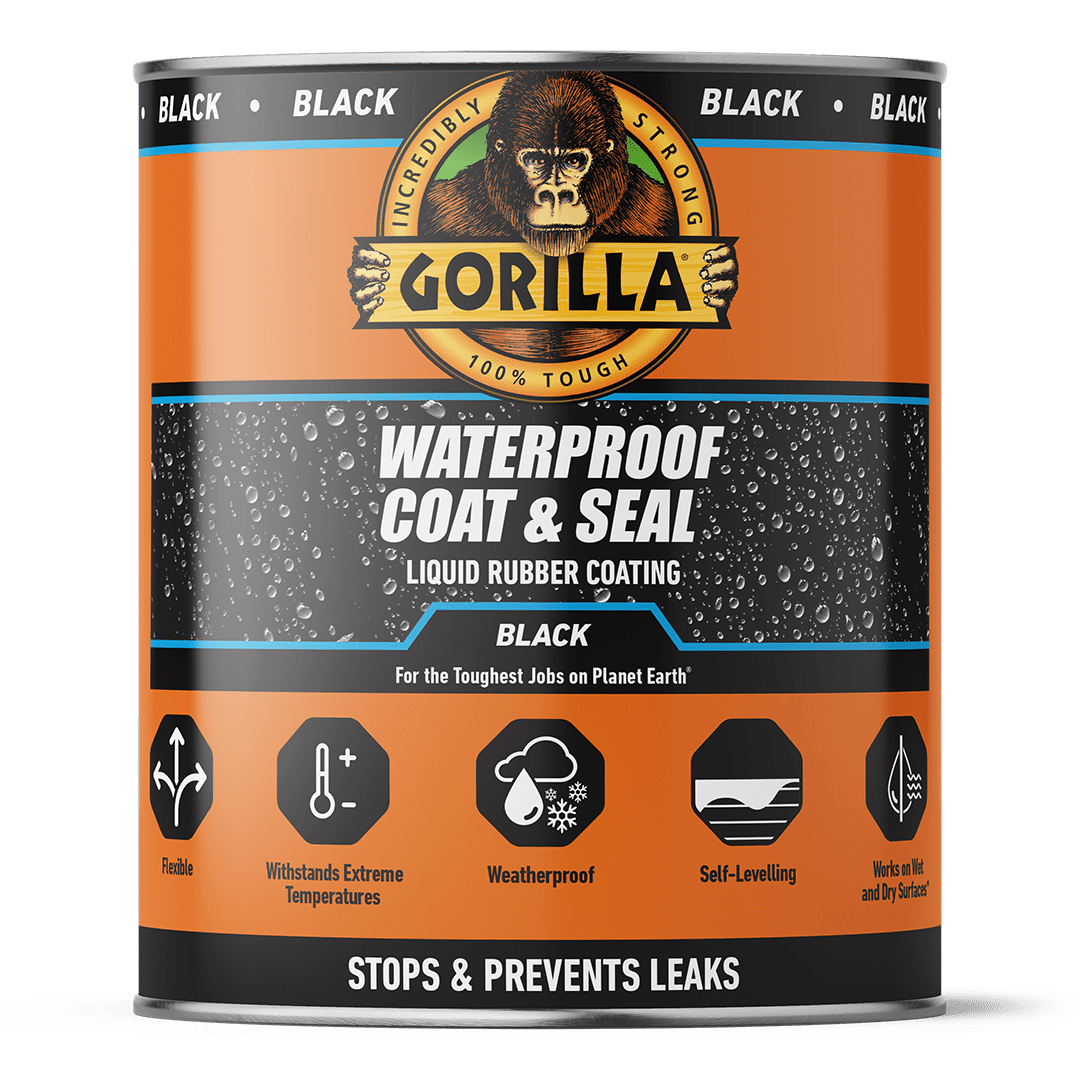 Gorilla Waterproof Coating & Seal Black 473ml