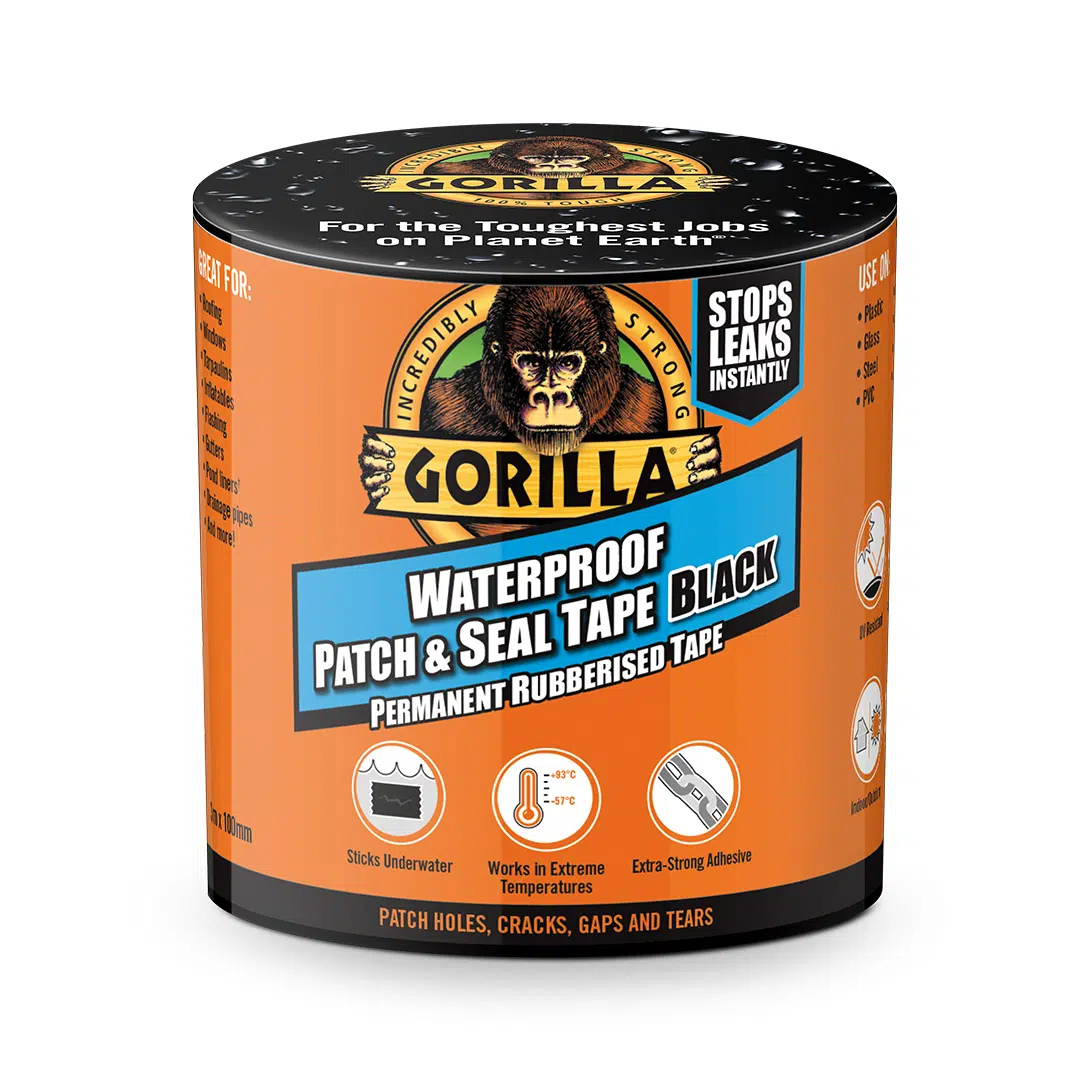 Gorilla Tape Waterproof Patch & Seal Black