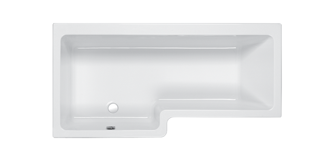 Carron Quantum RH 1600 Carronite Shower Bath