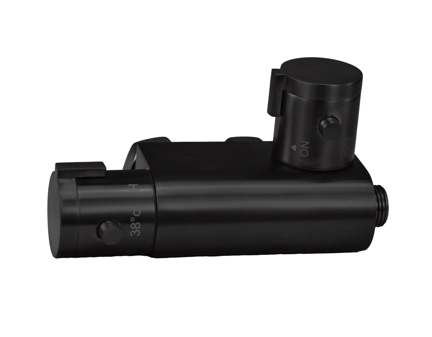 Thermostatic Vertical Valve for Douche Black