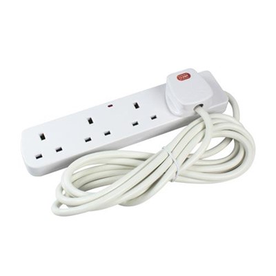 4 Gang Extension Lead 13Amp 10Mtrs Extension Lead