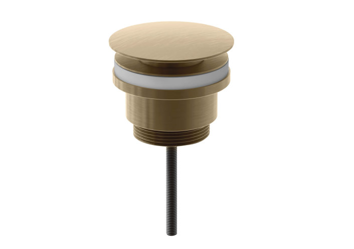 Scudo Purelle Universal Basin Waste, Brushed Brass