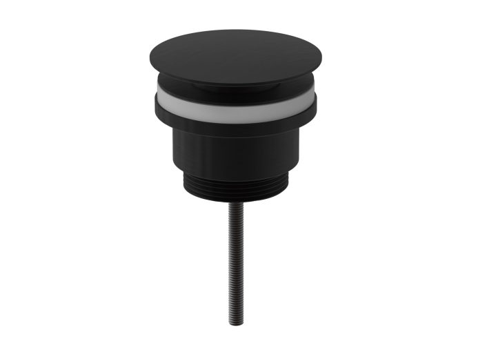 Scudo Purelle Universal Basin Waste, Matt Black