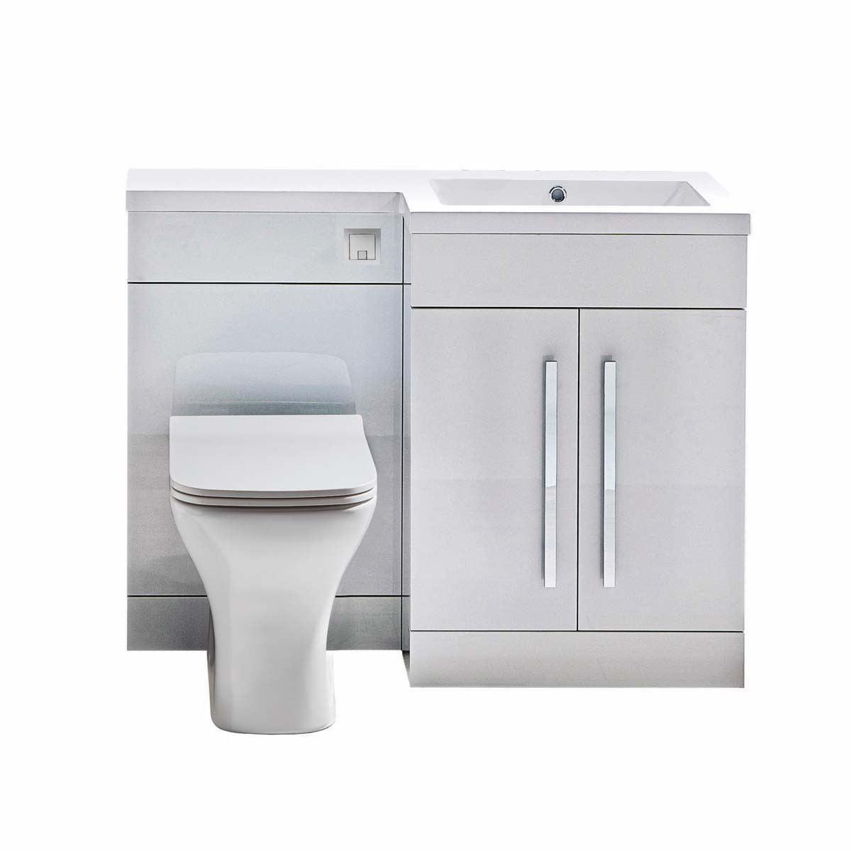 Waterguard 600 Right Hand Cabinet & WC Unit - High Gloss
