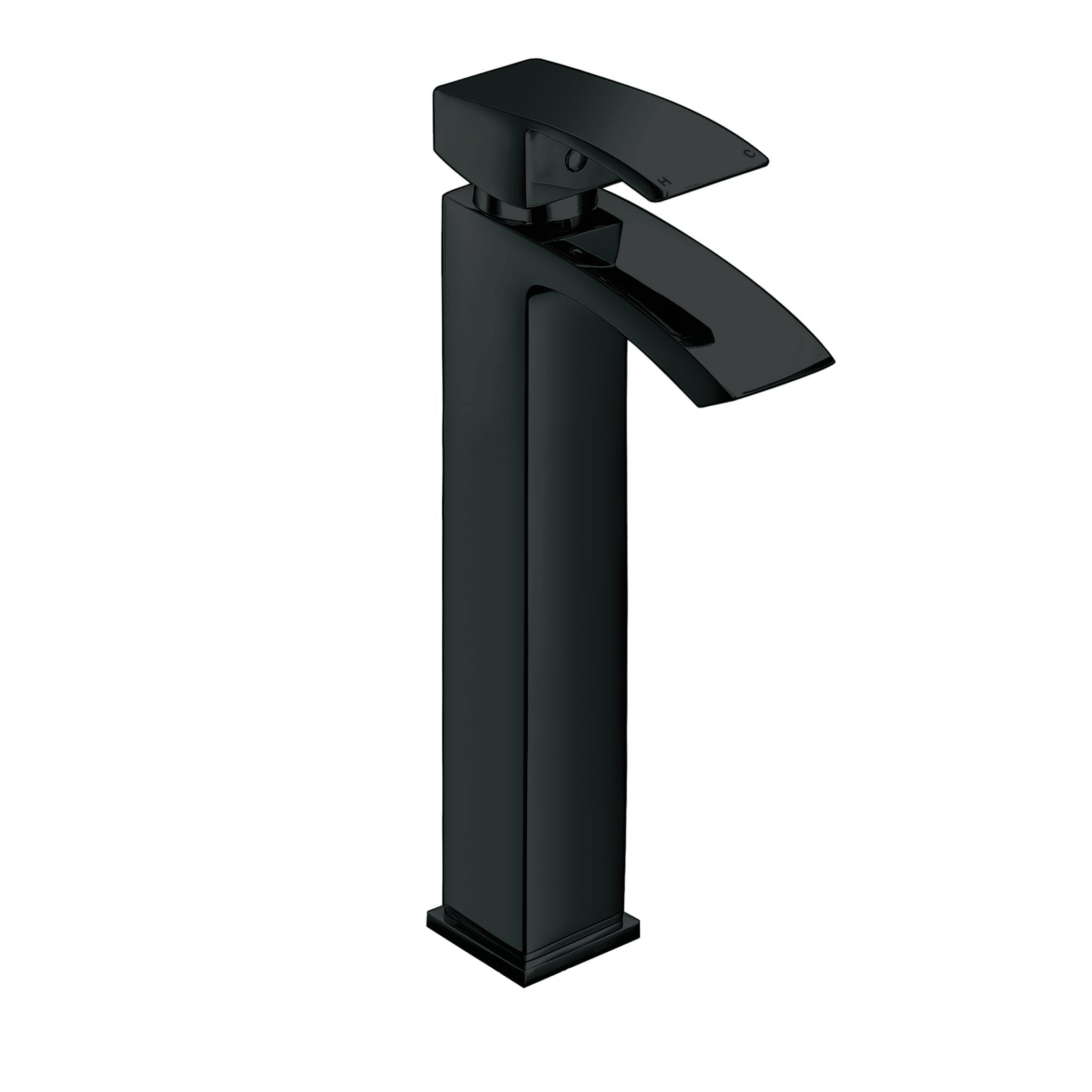Descent Tall Mono Basin Mixer Black