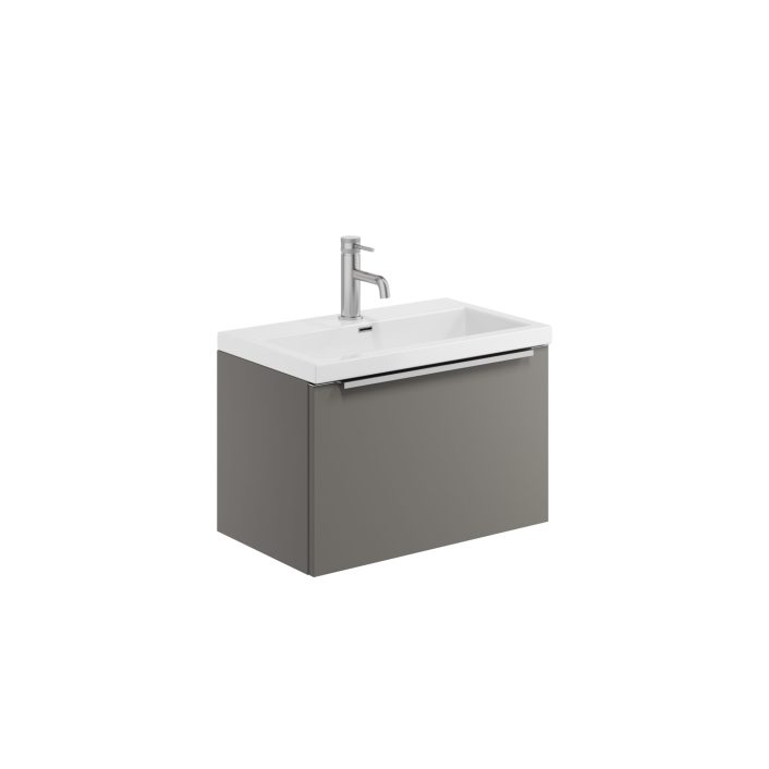Scudo Muro Plus Wall Hung Vanity Unit, Dust Grey — 600mm