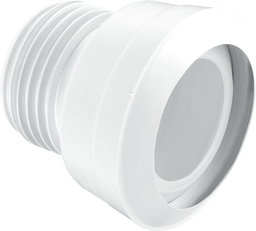 McAlpine 3 1/2" Macfit WC Connector Straight
