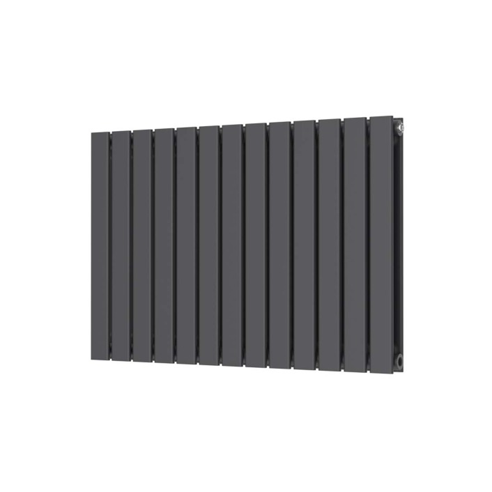 Scudo Bravo Designer Radiator, Double Panel, 600 x 886mm — Anthracite