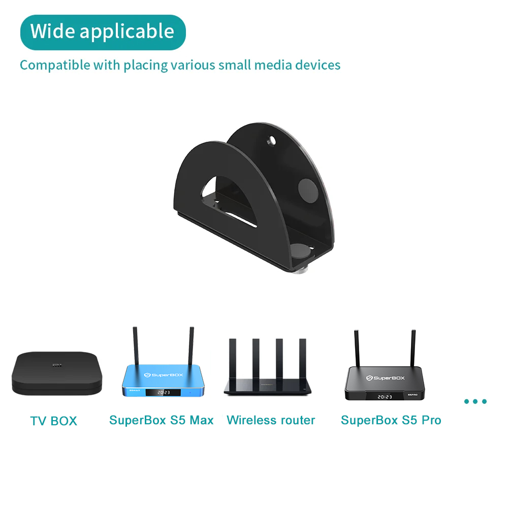 Superbox TV Box Wall Bracket Universal Android System TV Box Router Wall Bracket-superboxseller