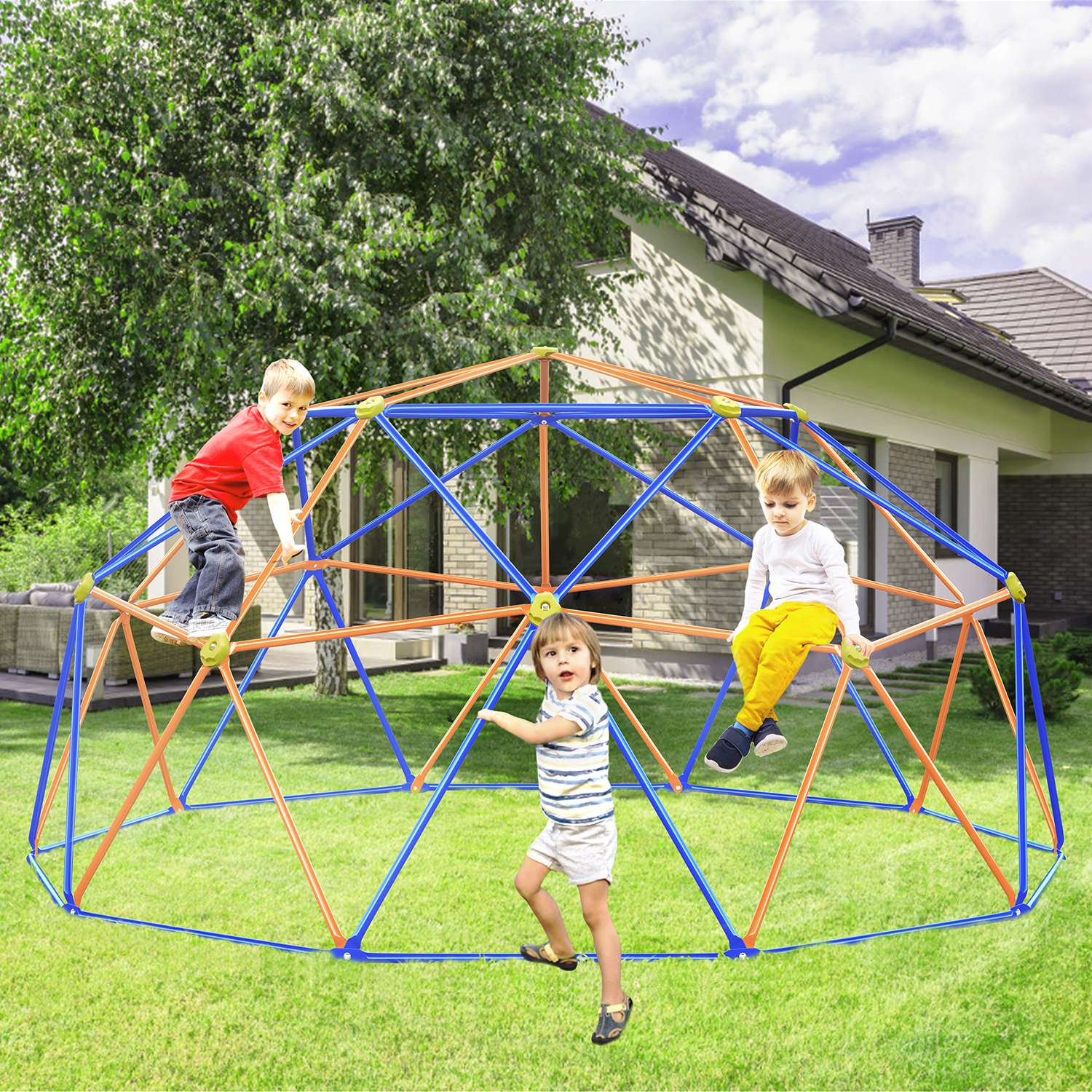 10FT Dome Climber with Hammock, image size:1500x1500