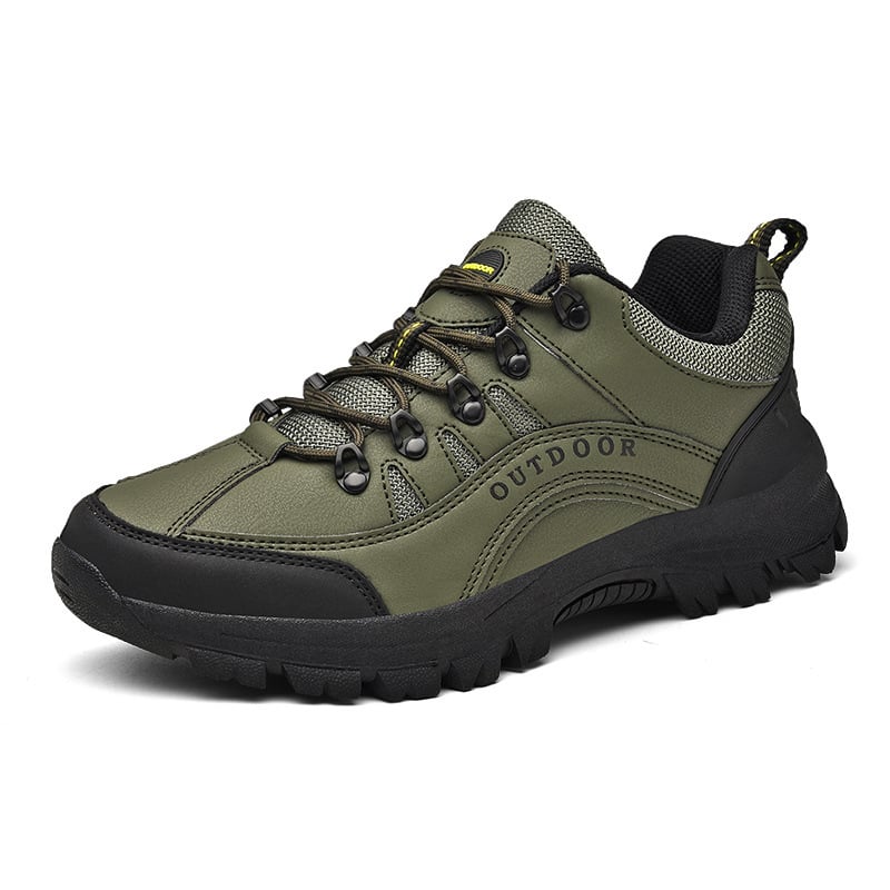 MEN'S LEATHER COMFORTABLE OUTDOOR CASUAL HIKING SHOES