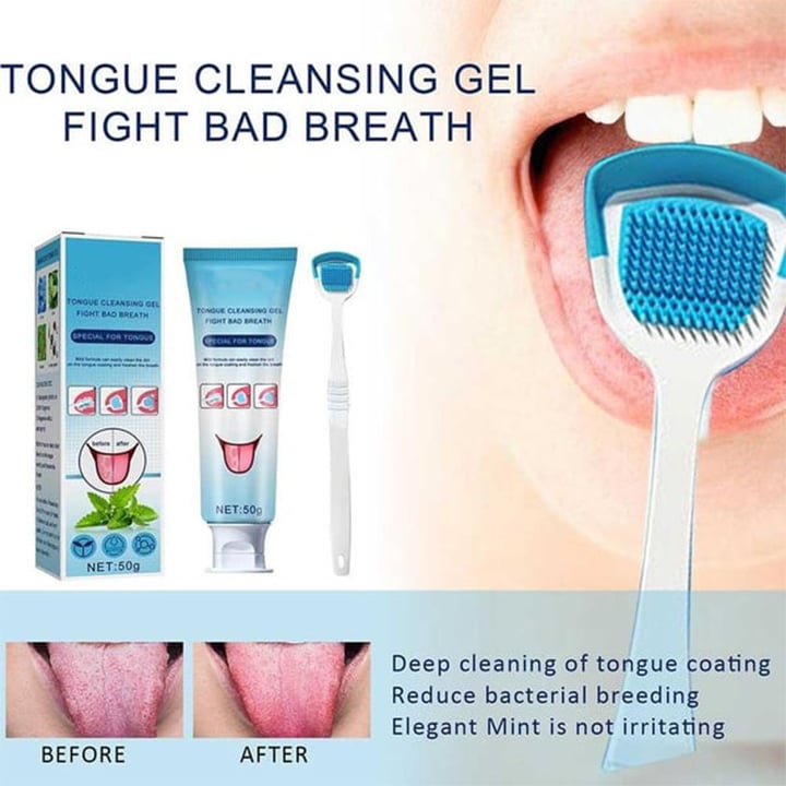 Tongue Cleaning Gel Set