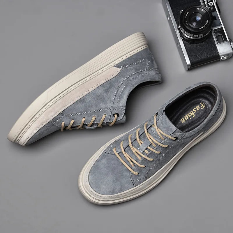 Elite Tread Genuine Leather Sneakers