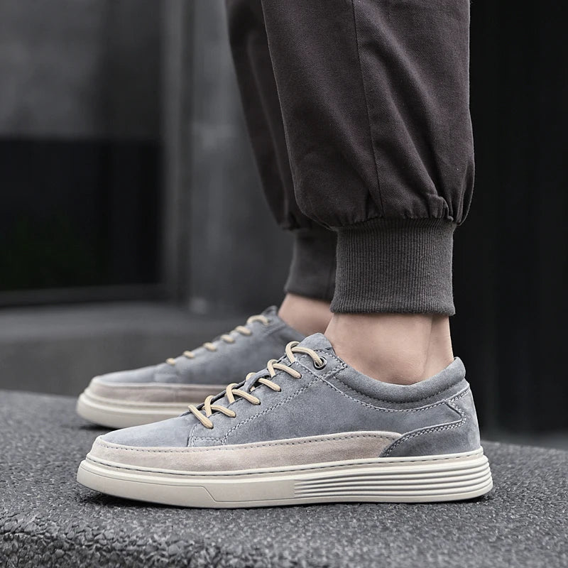 Elite Tread Genuine Leather Sneakers