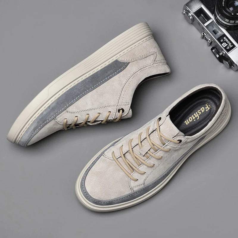 Elite Tread Genuine Leather Sneakers