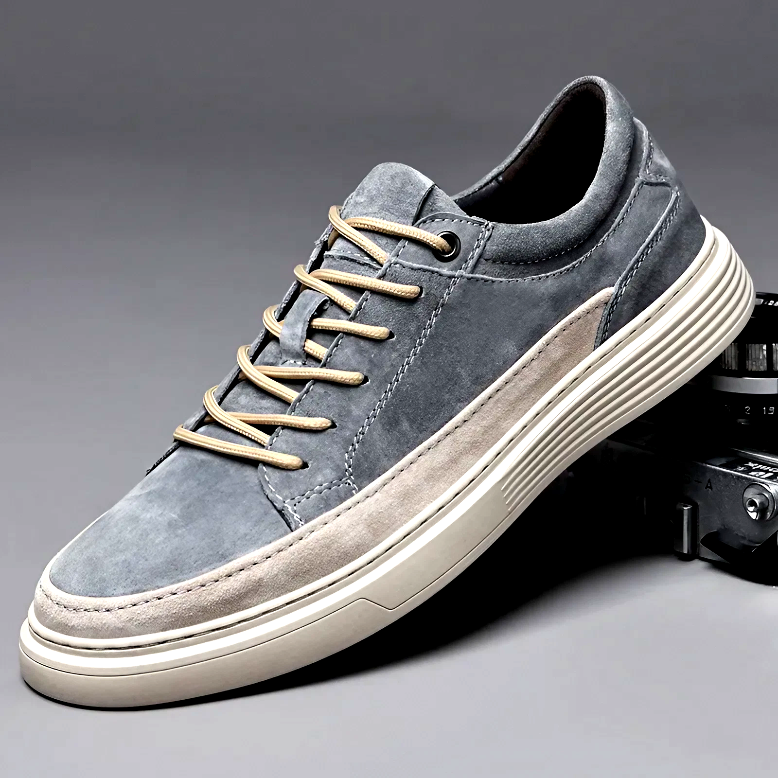 Elite Tread Genuine Leather Sneakers