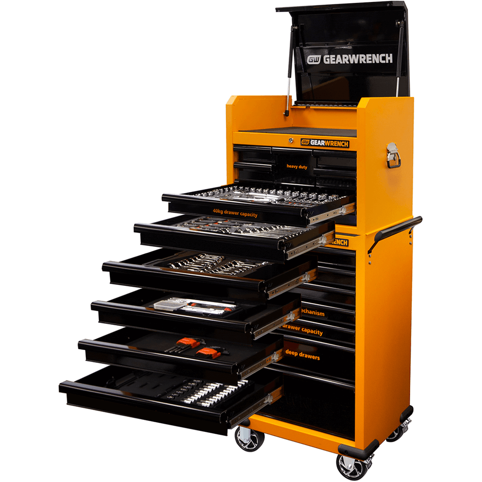 🔥🔥🔥Clear inventory, low price 234-Piece 660mm (26") 7 Drawer Tool Chest & 7 Drawer Trolley| On The Last Day