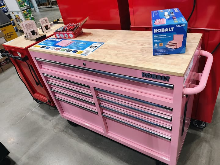 2026 Pink Kobalt Tool Cabinet