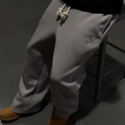 Double drawstring sweatpants