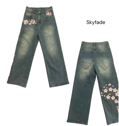 Unisex Sakura Hoodie & Jeans