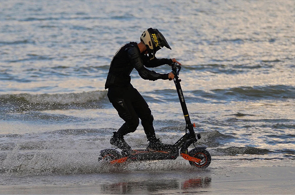 KuKirin G2 Max Electric Scooter 10 Inch Off-road Tires 1000W Motor 55Km/h Max Speed 48V 20Ah Battery 80km Range 120KG Max Load Detachable Seat Adjustable Height