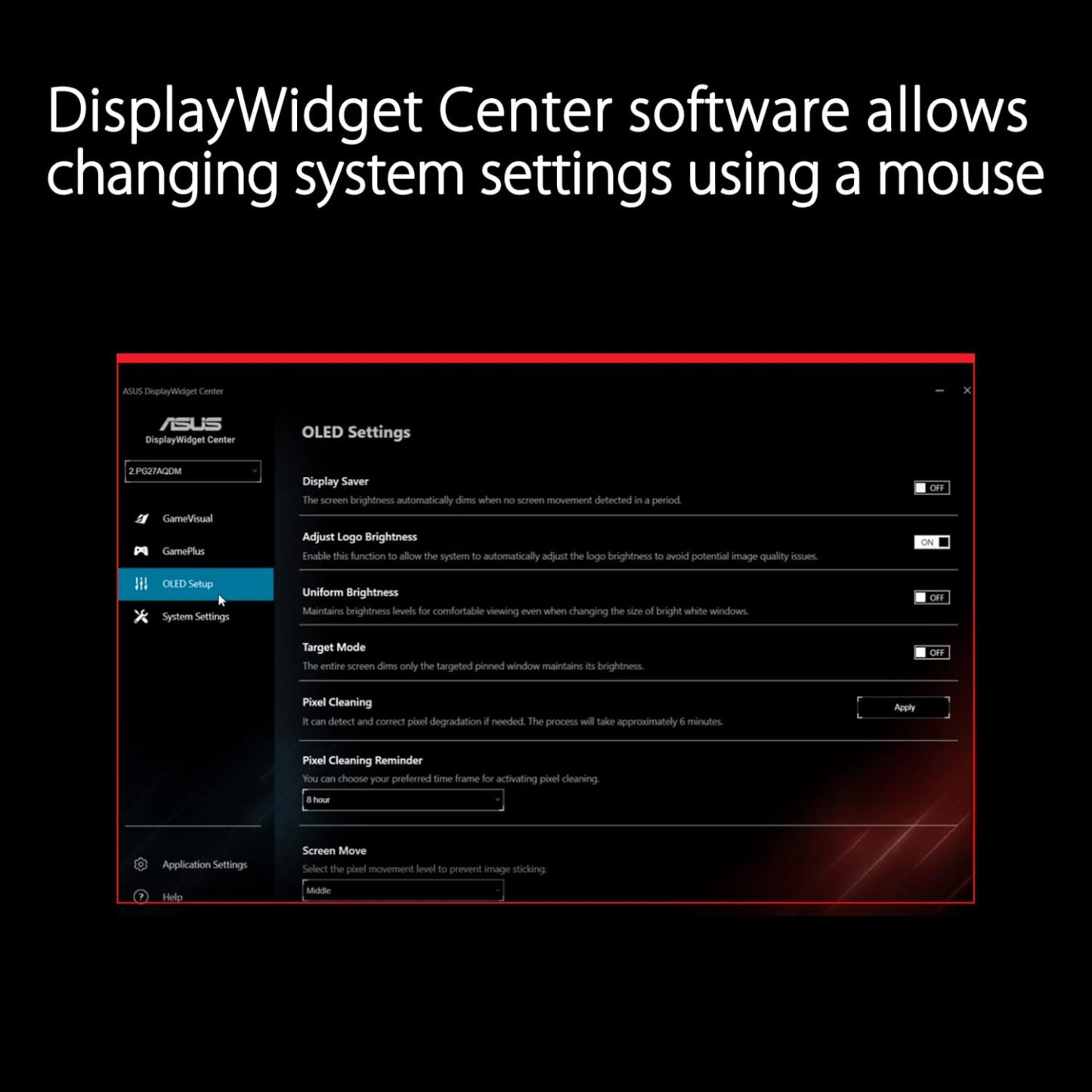 Swift 32” 4K OLED Gaming Monitor (PG32UCDM) - UHD (3840 x 2160), QD-OLED, 240Hz, 0.03ms, G-SYNC Compatible, Custom Heatsink, Graphene Film, 99% DCI-P3, True 10-bit, 90W USB-C