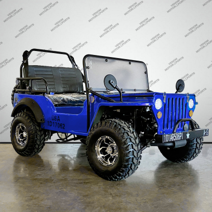 4-Seater Mini Jeep | 125cc | 2 Seater | Willys Edition | 3 Speed