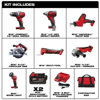 🔥[Limited Time Offer]Clear inventory, Low Price Lithium-Ion Cordless Combo Tool Kit (7-Tool) | On The Last Day