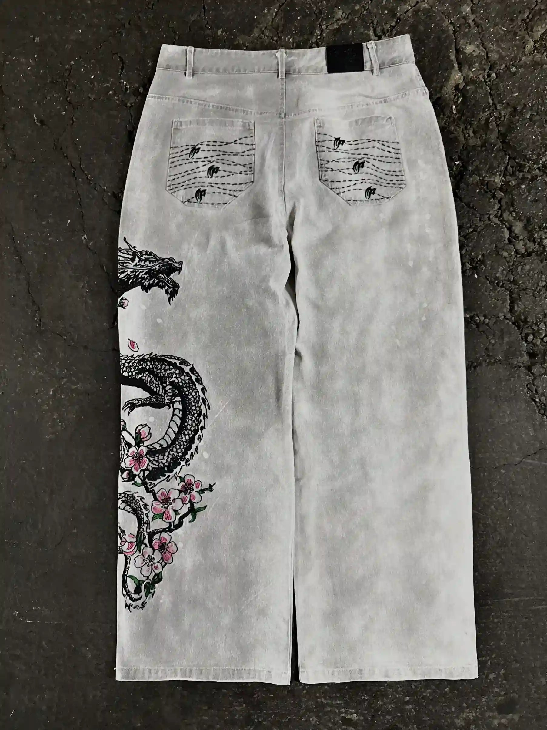 "Dragon" Jeans (White)
