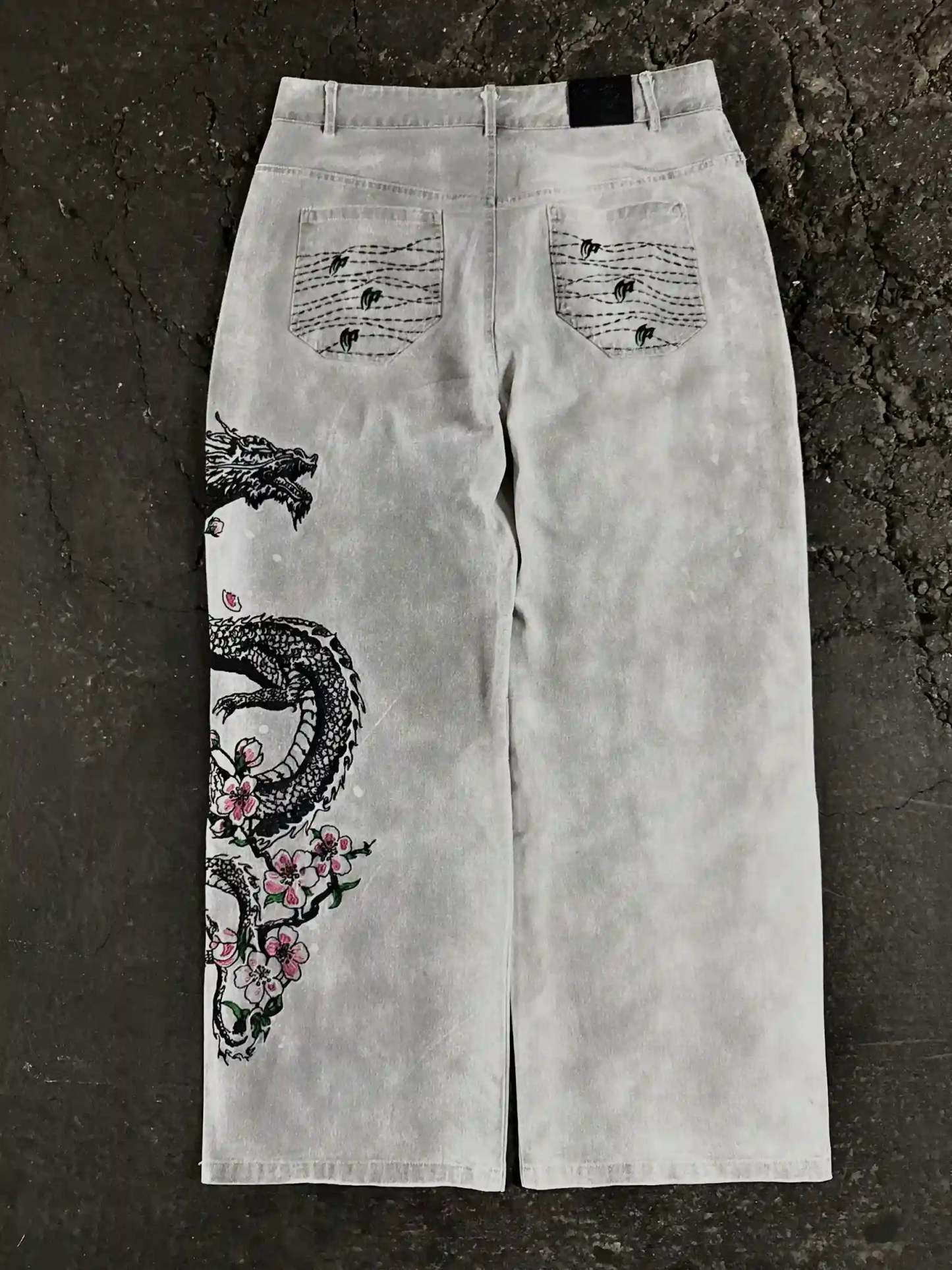 "Dragon" Jeans (White)