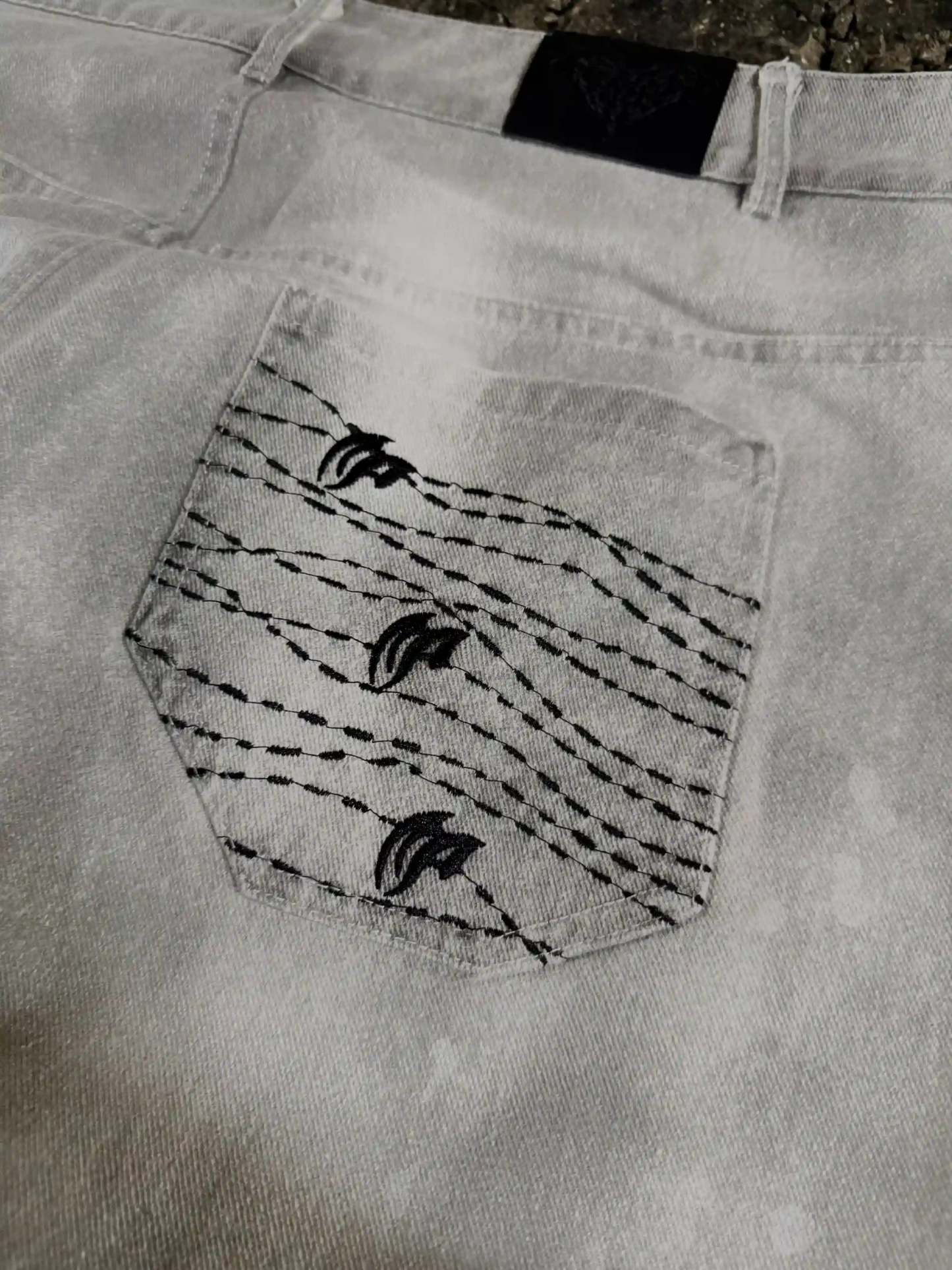 "Dragon" Jeans (White)