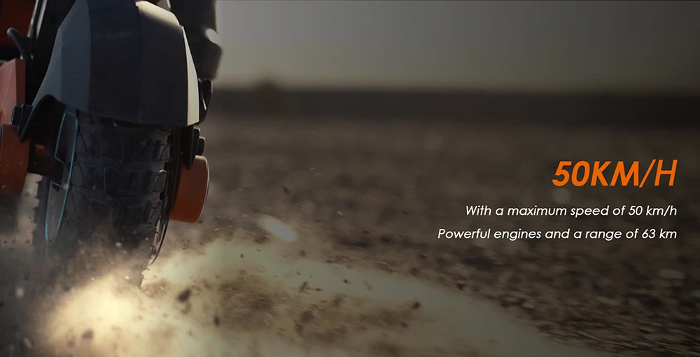 KuKirin G3 Adventurers Electric Scooter 10.5 Inch Off-road 1200W Rear Motor 52V 18Ah Lithium battery Max Speed 50KM/H Touchable Display Control Panel TPU Suspension System IPX4