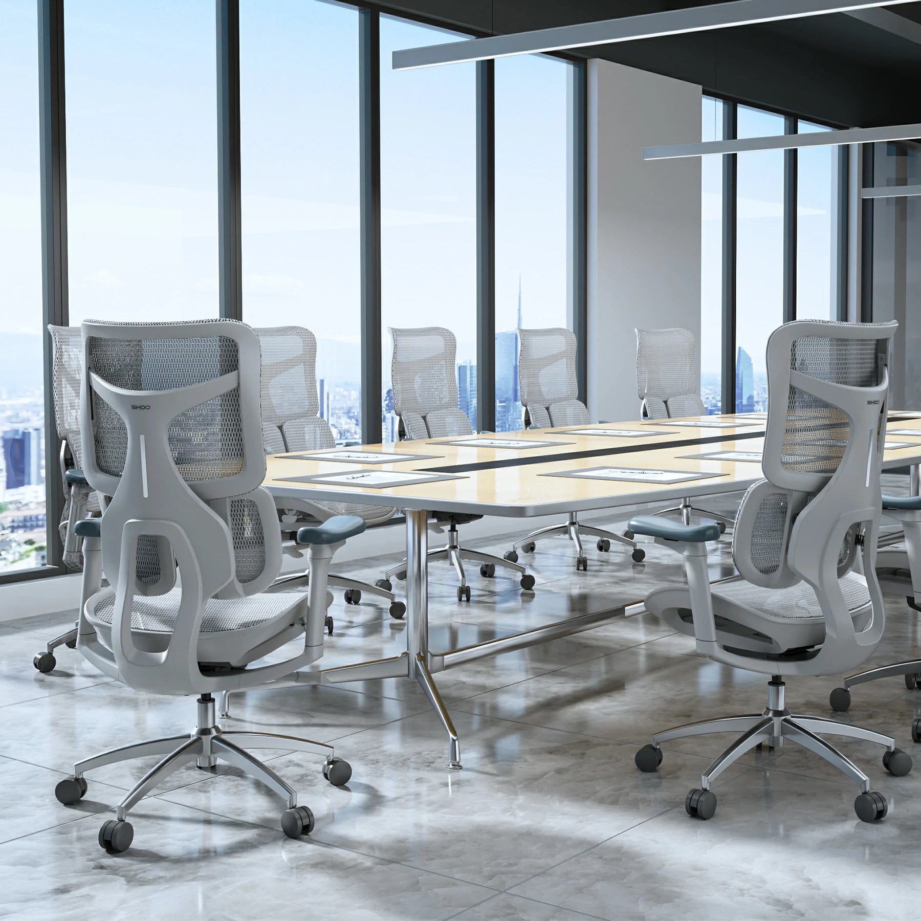 S100 Ergonomic Office Chair with Double Dynamic Lumbar Support