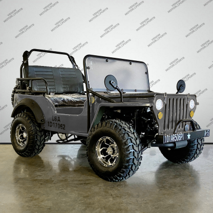 4-Seater Mini Jeep | 125cc | 2 Seater | Willys Edition | 3 Speed