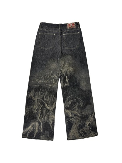2025 PARADISE LOST LASER-ENGRAVED DENIM