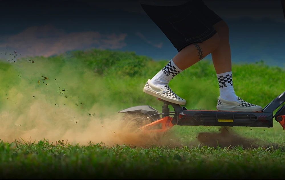 KuKirin G3 Pro 2024 Version 1200W*2 Motor Off-Road Electric Scooter 10 Inch Tire 52V 23.2Ah Removable Battery 80km range 65km/h Max Speed Dual Hydraulic Shock Absorber system IP54 Waterproof Dual Hydraulic Brake