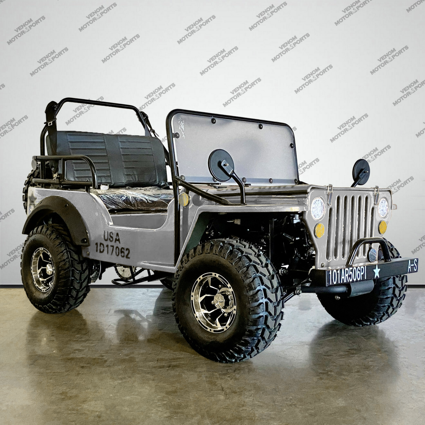 4-Seater Mini Jeep | 125cc | 2 Seater | Willys Edition | 3 Speed