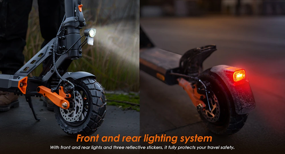 KuKirin G2 Pro (VMP) Electric Scooter, 500W Motor, 48V 15.6Ah Battery, 9 inch Vacuum Tire, 25km/h Max Speed, 65km Range, Front & Rear Disc Brakes, Spring Shock Adsorption