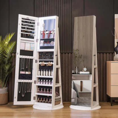 Revolving Jewelry Cabinet